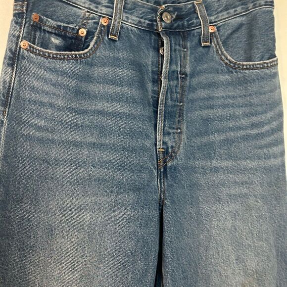 Levi’s Ribcage Straight Ankle Button-fly Jeans 27 - Picture 2 of 9